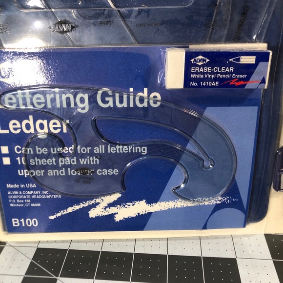 Alvin Architect Designer Kit 14 Drawing 14 Aids Discontinued BDK-1A Damage NOS - Picture 3 of 9